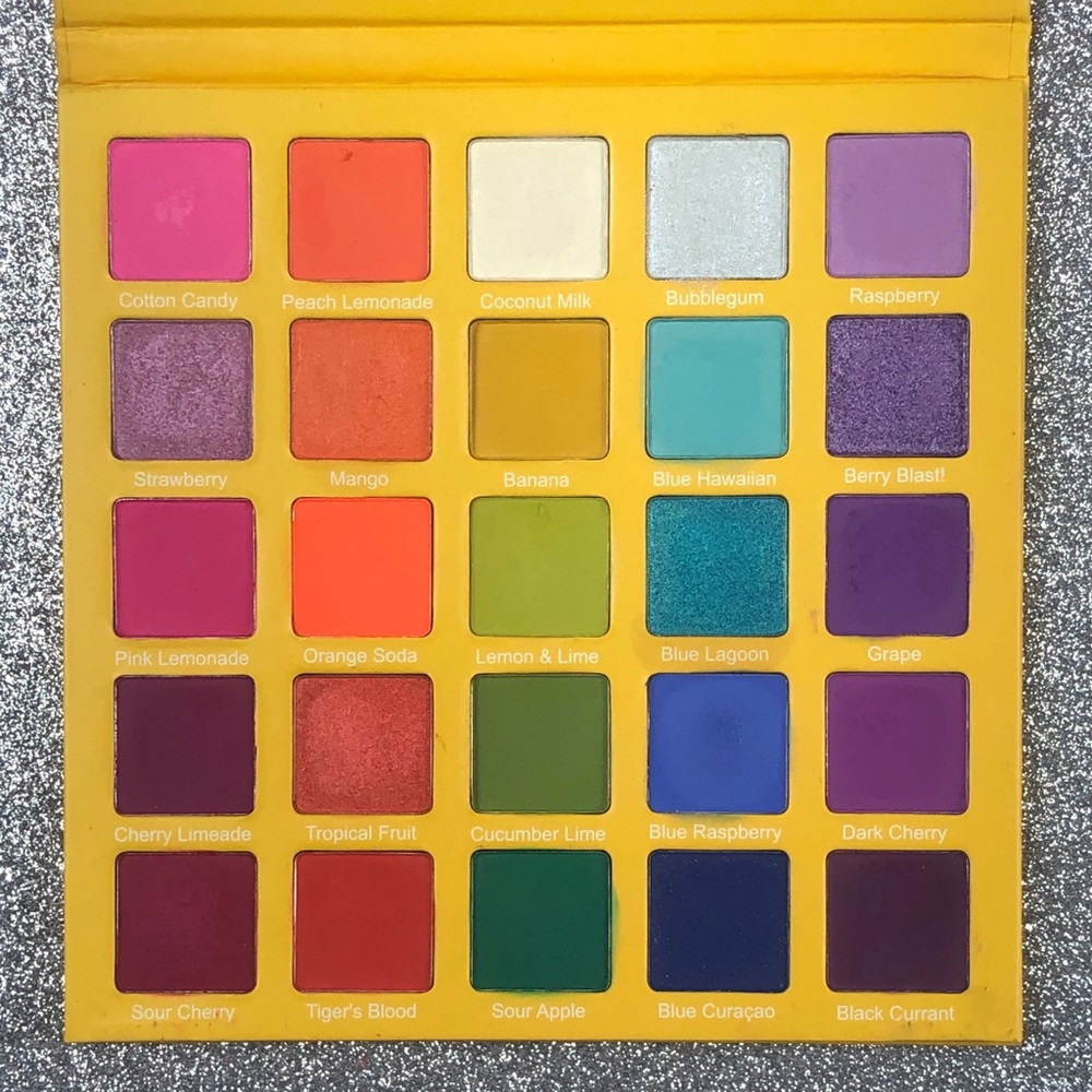 September Rose SLUSH 25 pan rainbow palette